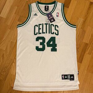 NWT adidas Paul Pierce #34 Boston Celtics Home Swingman Basketball Jersey Large